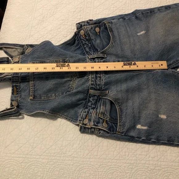 Levi's Blue Denim Overalls - Picture 10 of 14